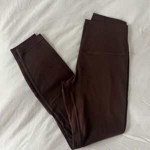 Lululemon Align Leggings High Rise 25" inseam , color - espresso size 6